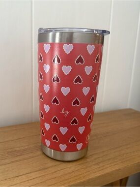 Lug stainless steel tumbler